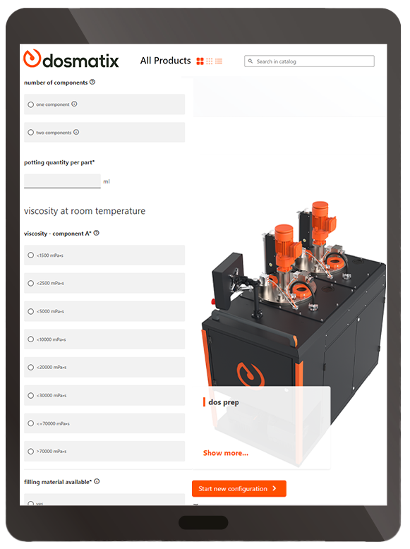 Configure dosing systems with the online product configurator