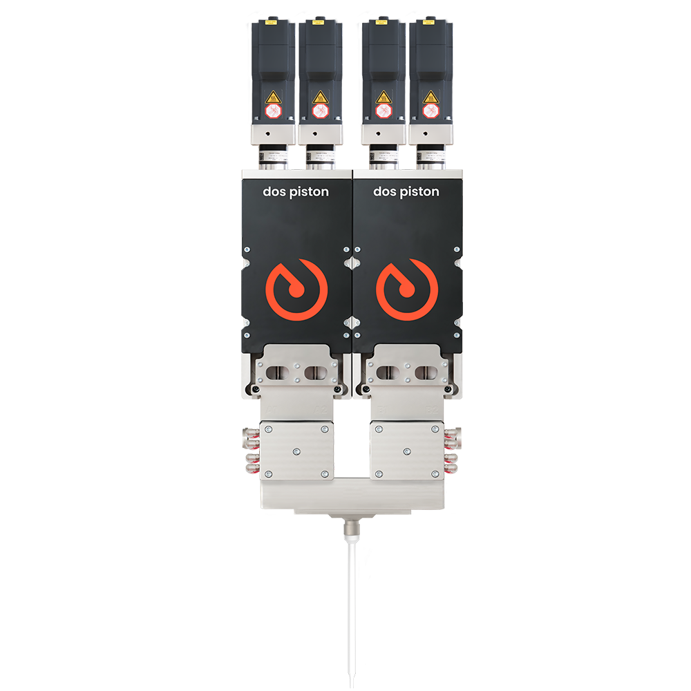 piston dispenser alternating - dos piston L-A 2C