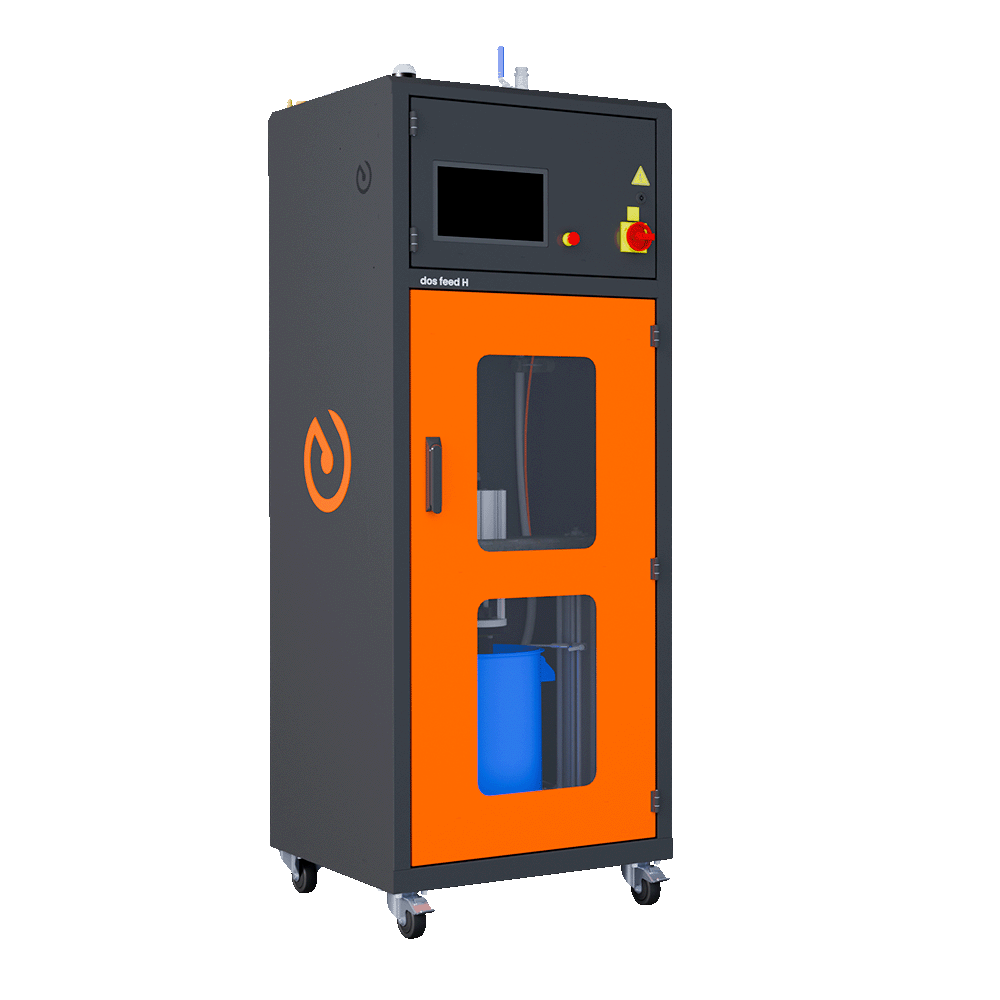 Material preparation system feeding from hobbocks - dos feed H