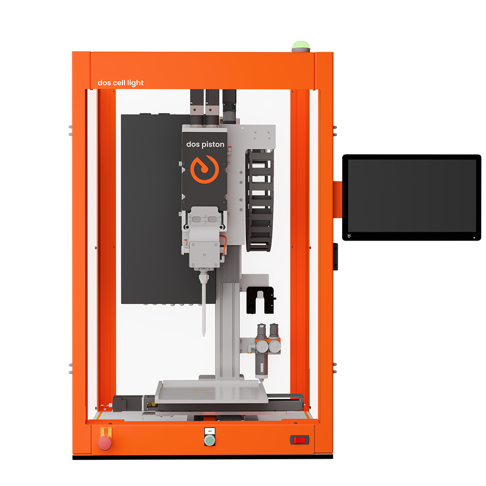 Cartesian dispensing robot - dos cell light
