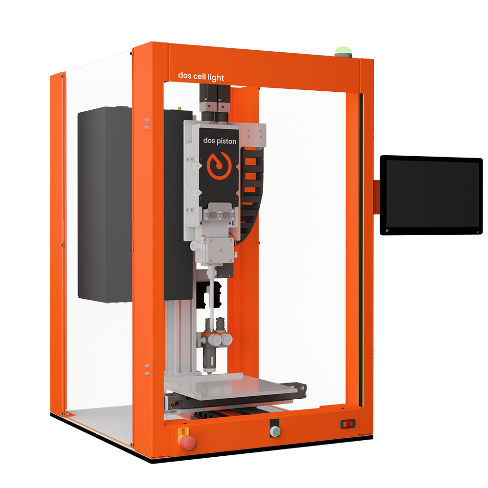 Cartesian dispensing robot - dos cell light